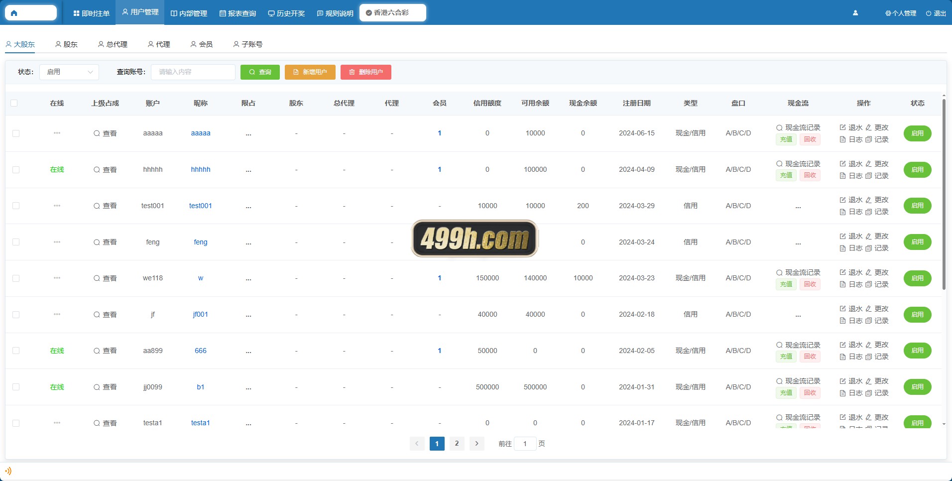 2024最新AC信用盘源码/现金盘源码/ABCD盘【带番摊玩法】 USC升级版/后台带改单