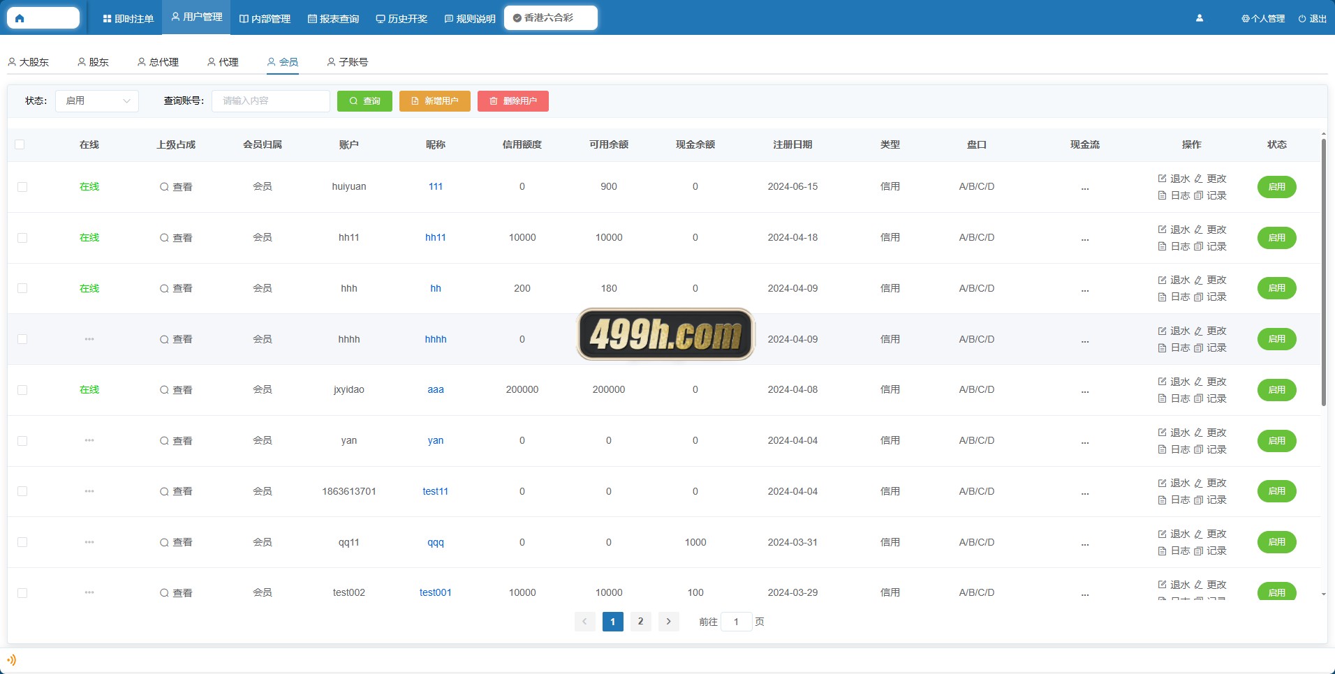 2024最新AC信用盘源码/现金盘源码/ABCD盘【带番摊玩法】 USC升级版/后台带改单