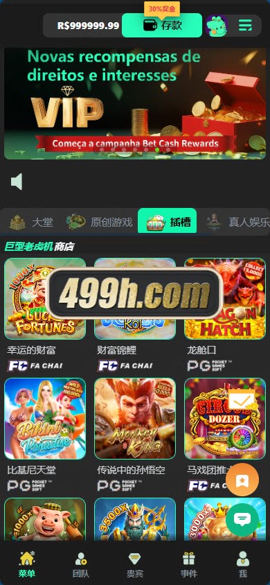 Luck66巴西自适应h5电子slots全套源码luck66巴西pg源码真人娱乐钓鱼赌场游戏 (4)